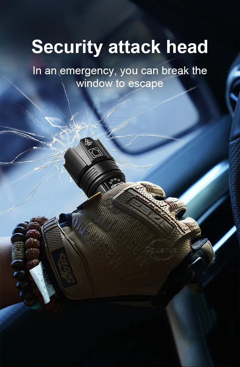 LumiBeam Flashlight - Powerful Rechargeable LED Flashlight Bowlift