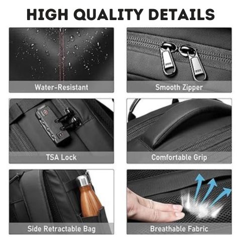 BowLift | Vacuum Compression Backpack – Designed to Pair with Your Gear-Tech Vacuum Sealer | Travel Smart & Pack Light