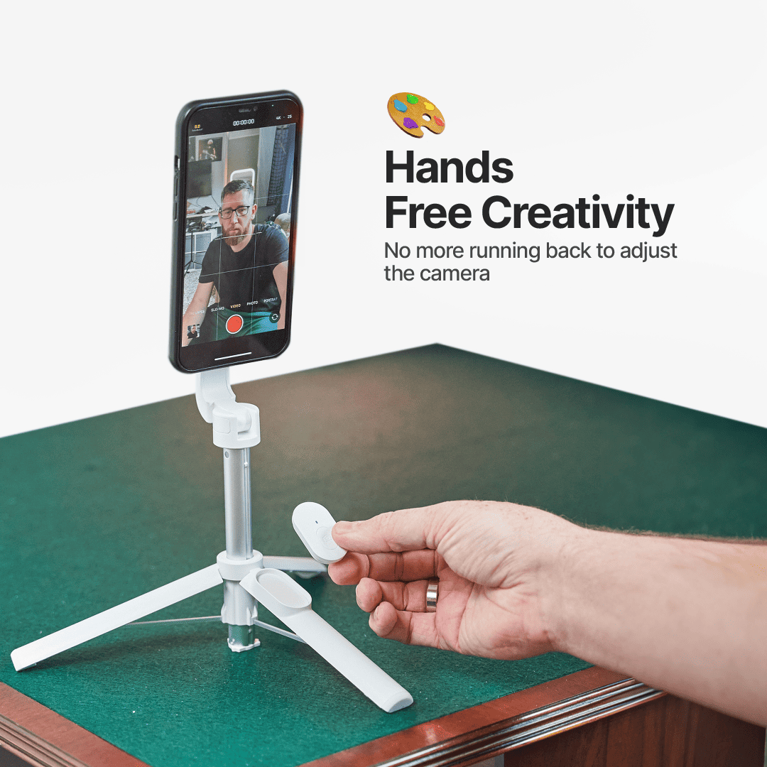 BowLift | iPhone Tripod with Wireless Remote | for Content Creators