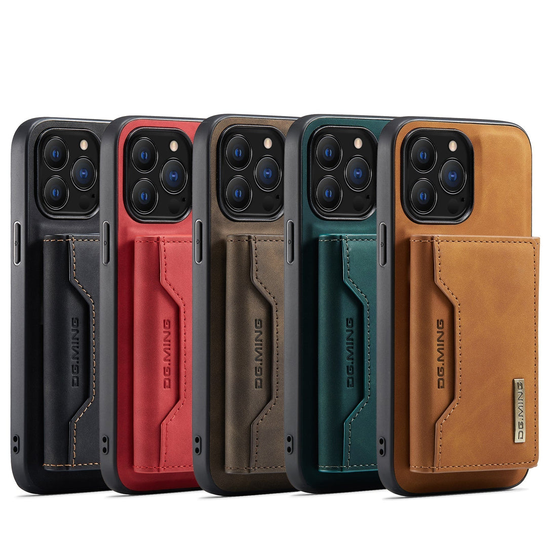 BowLift | 2 in 1 detachable leather wallet case for iPhone
