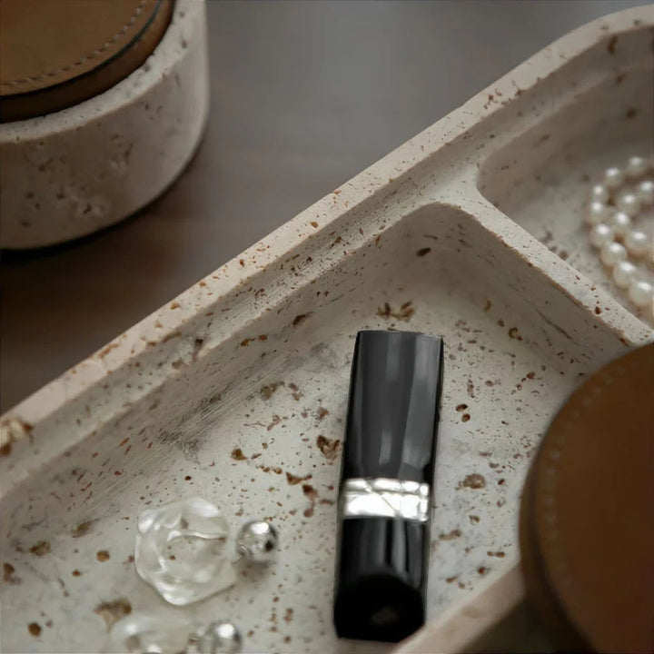BowLift | Marble Leather Lid Jewelry Storage Box