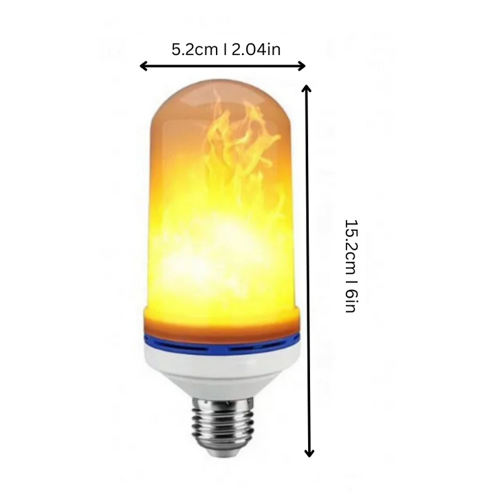 BowLift | FlameGlow LED Lamp – Flickering Flame Effect for Warm and Cozy Atmosphere