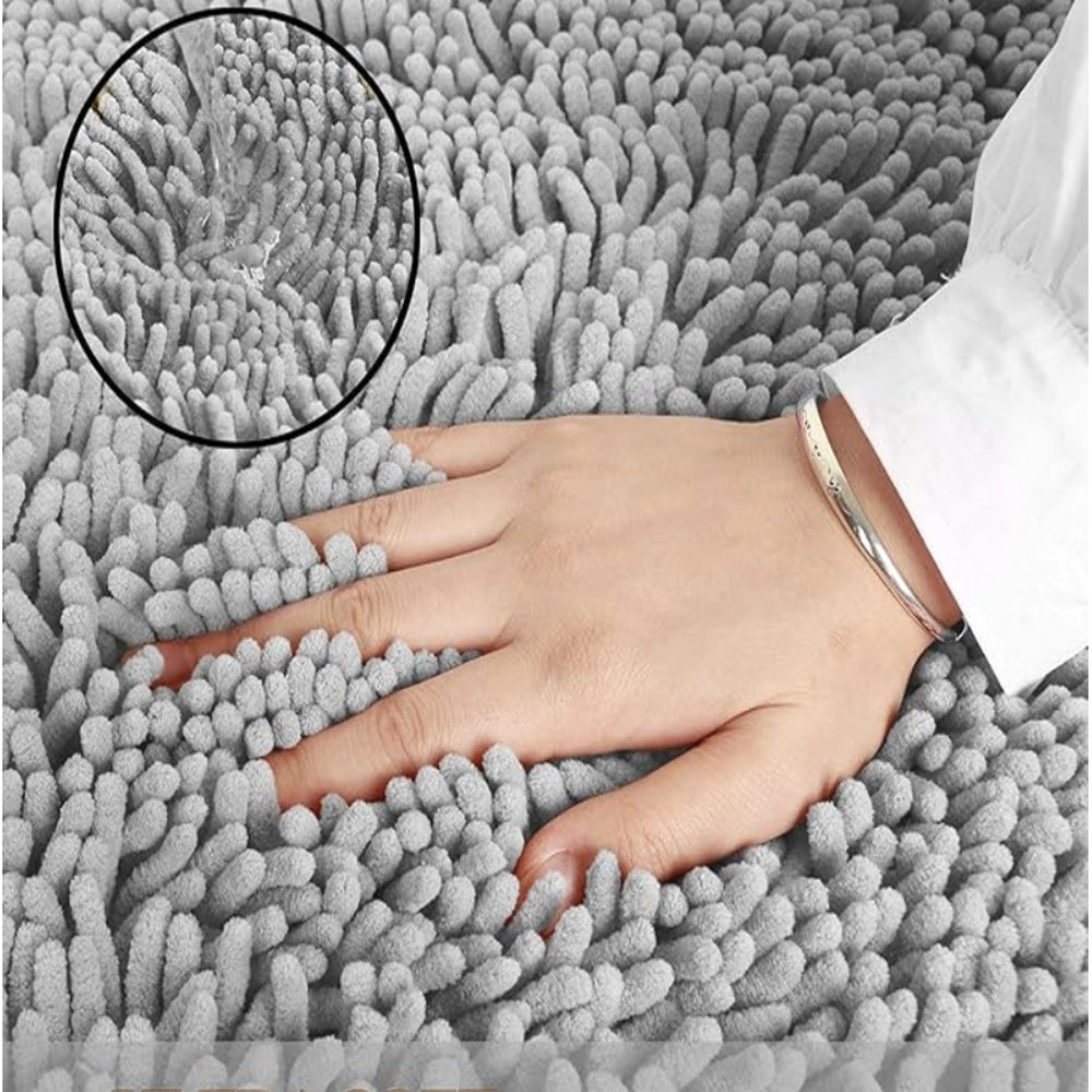 BowLift | Mavi Soft Chenille Bath Mat