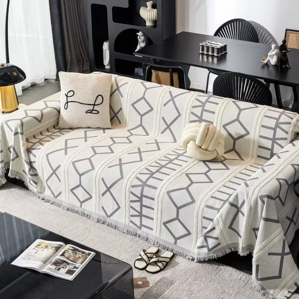 BowLift | Maze Four-Season Chenille Sofa Cover