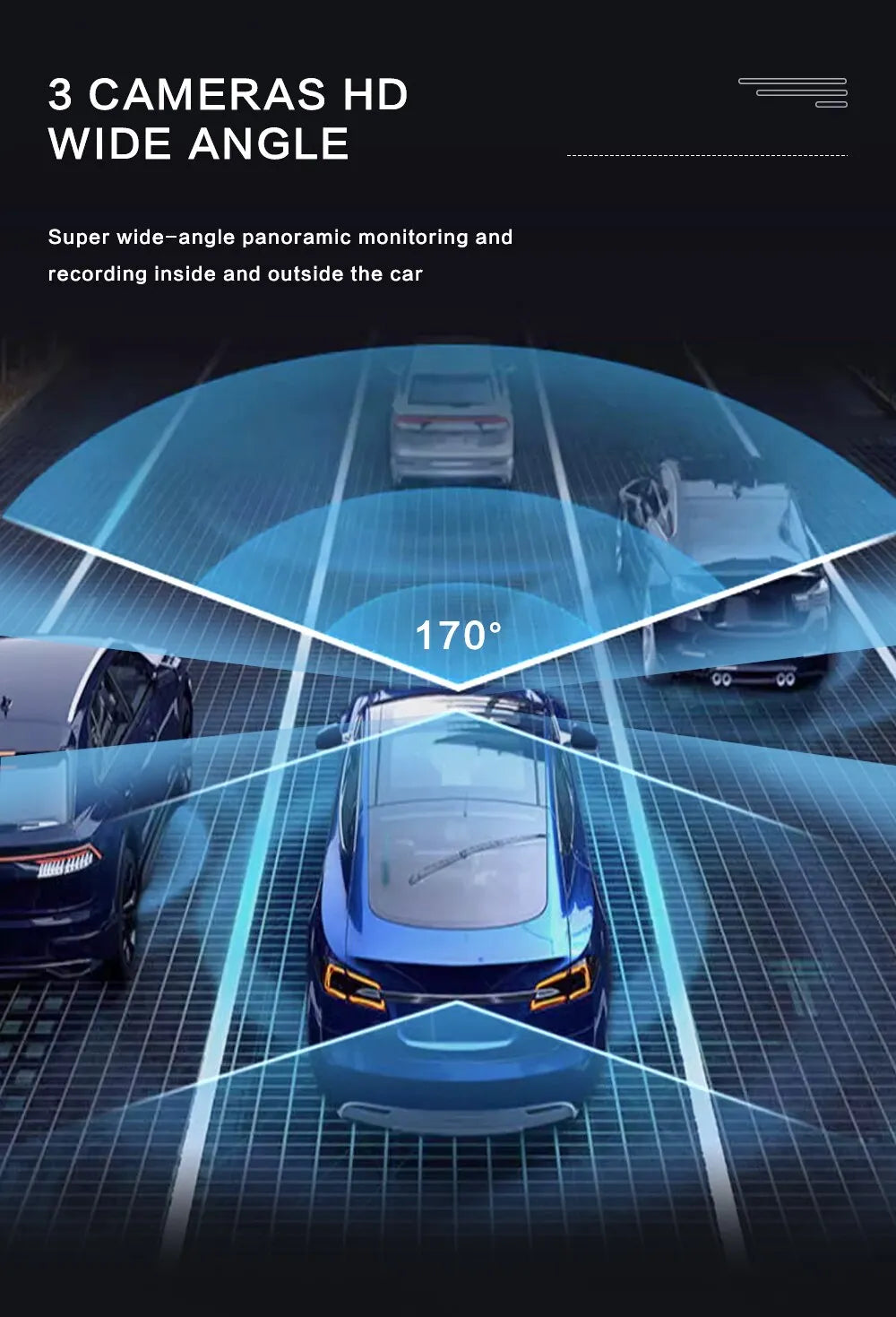 Dashcam with Night Vision & IR Technology Bowlift