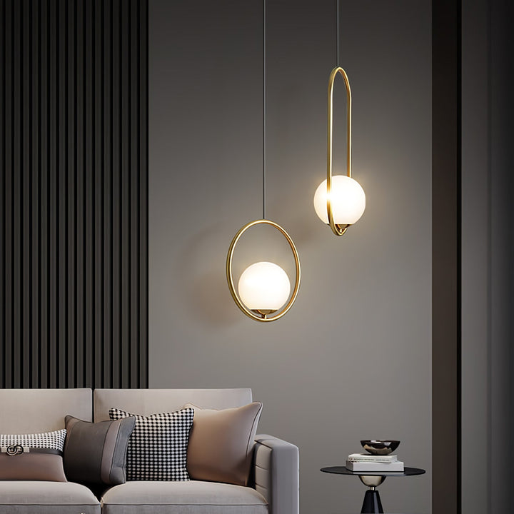 MiraGlow Modern Pendant Light – Elegant Loft Lighting for a Cozy Atmosphere Bowlift