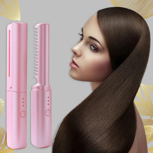 BowLift | StyleFusion️ 2 in 1 Electric Comb / Curling Iron and Straightener
