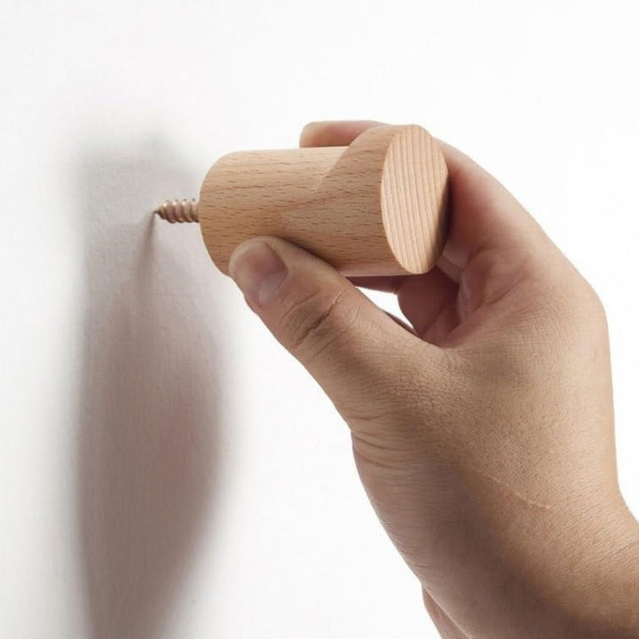 BowLift | Minimalist Beech Wood Wall-Mounted Hook