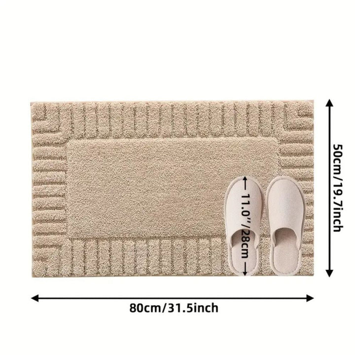BowLift | Minimalist Stripe Bath Rug Mat