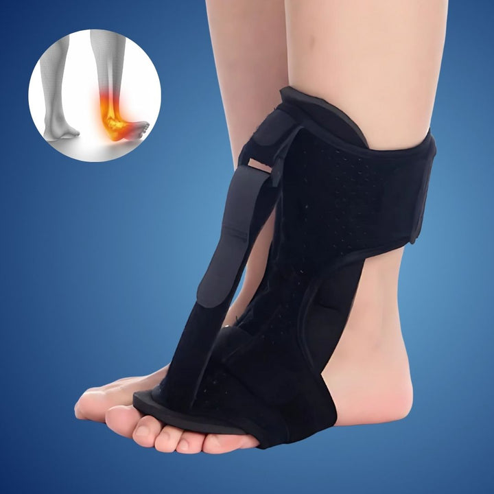 MobilityBoost Adjustable Drop Foot Brace for Ankle-Foot Orthosis | Improved Stability - Comfort Custom Fit for Independence Bowlift