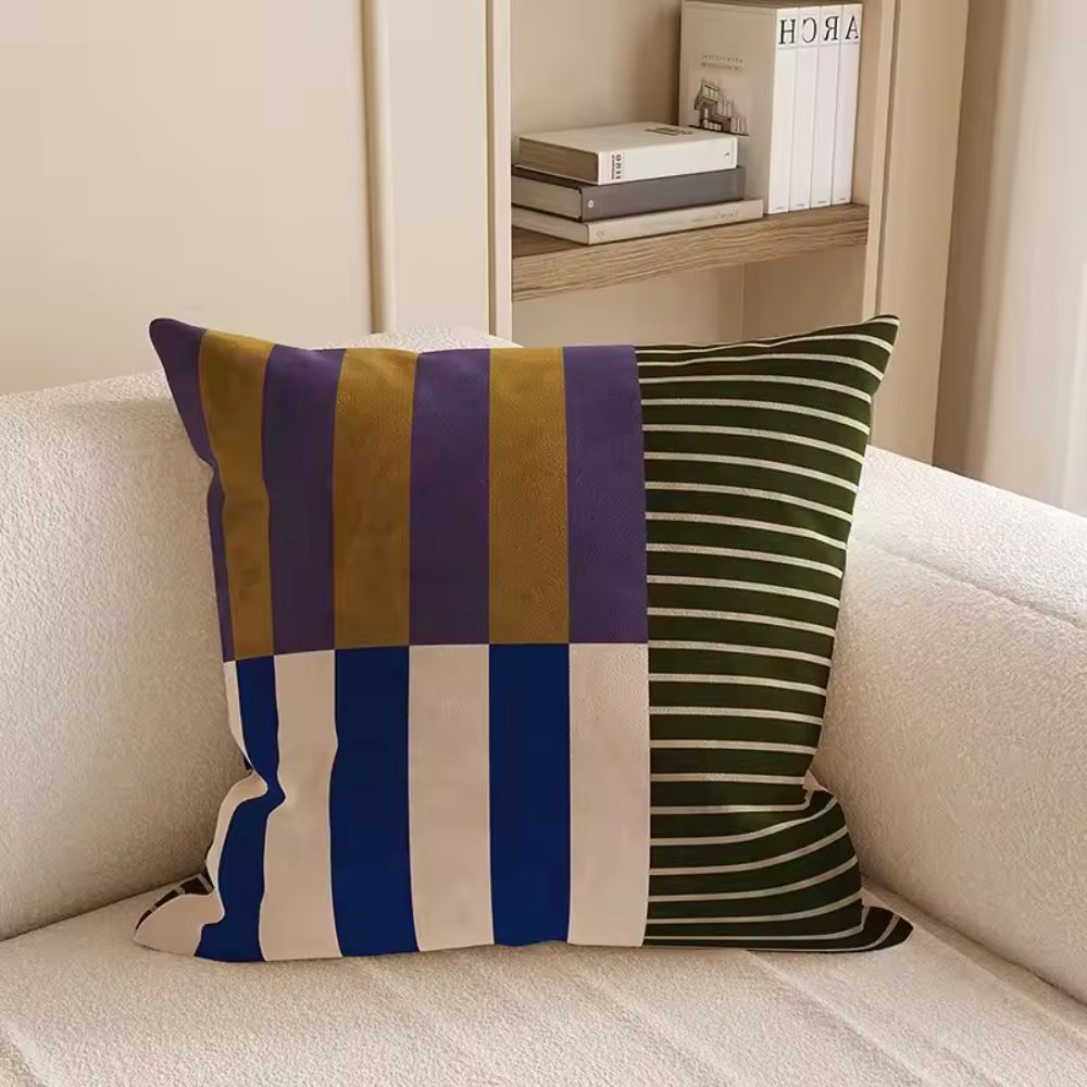 BowLift | Mod Blocks Striped Cushion Cover
