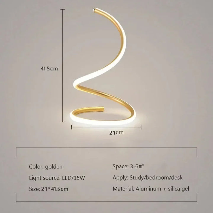 BowLift | GlowStream - Modern LED Table Lamp