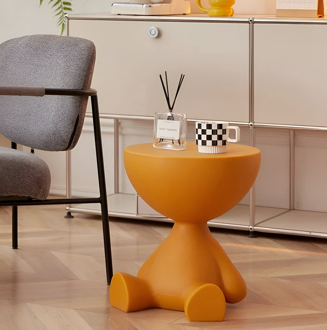BowLift | Modern Round Plastic Side Table