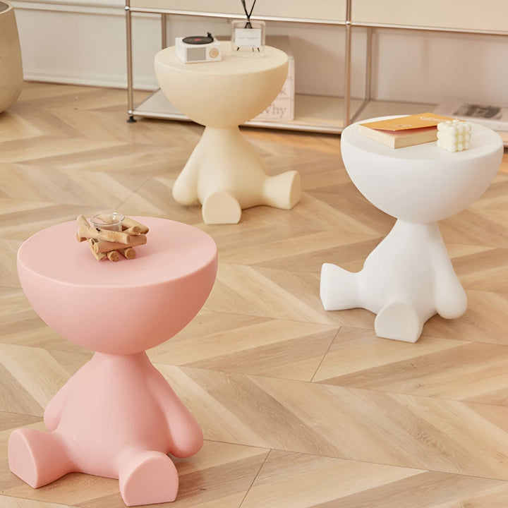 BowLift | Modern Round Plastic Side Table