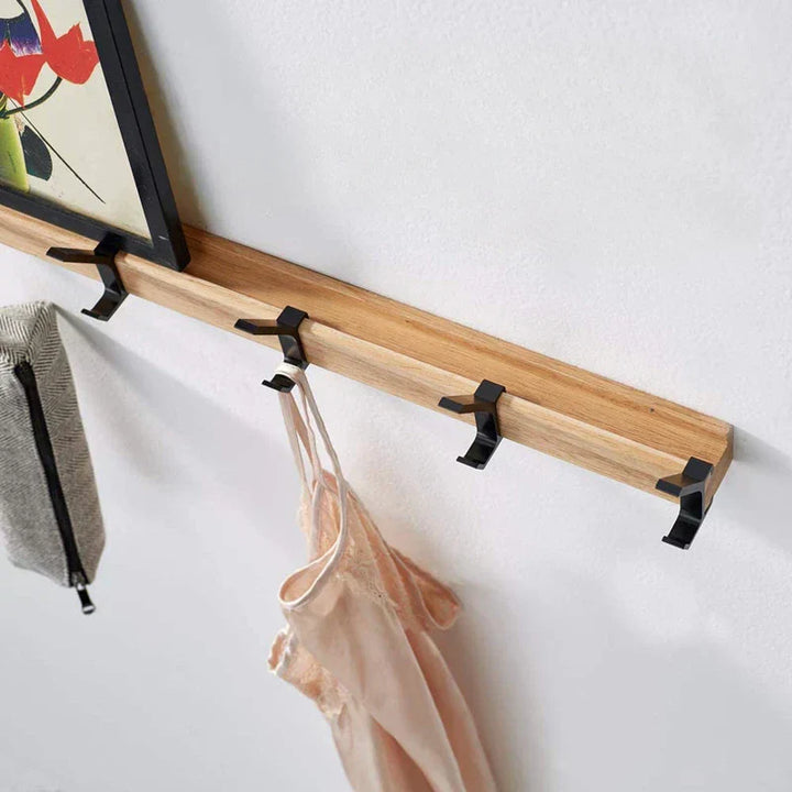 BowLift | HaakFlex | Wall wardrobe with 5 Adjustable Double Hooks – Scandinavian Design