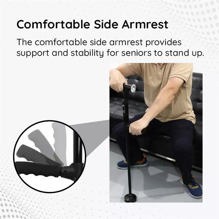 BowLift | Multi-Functional Foldable LED Walking Cane