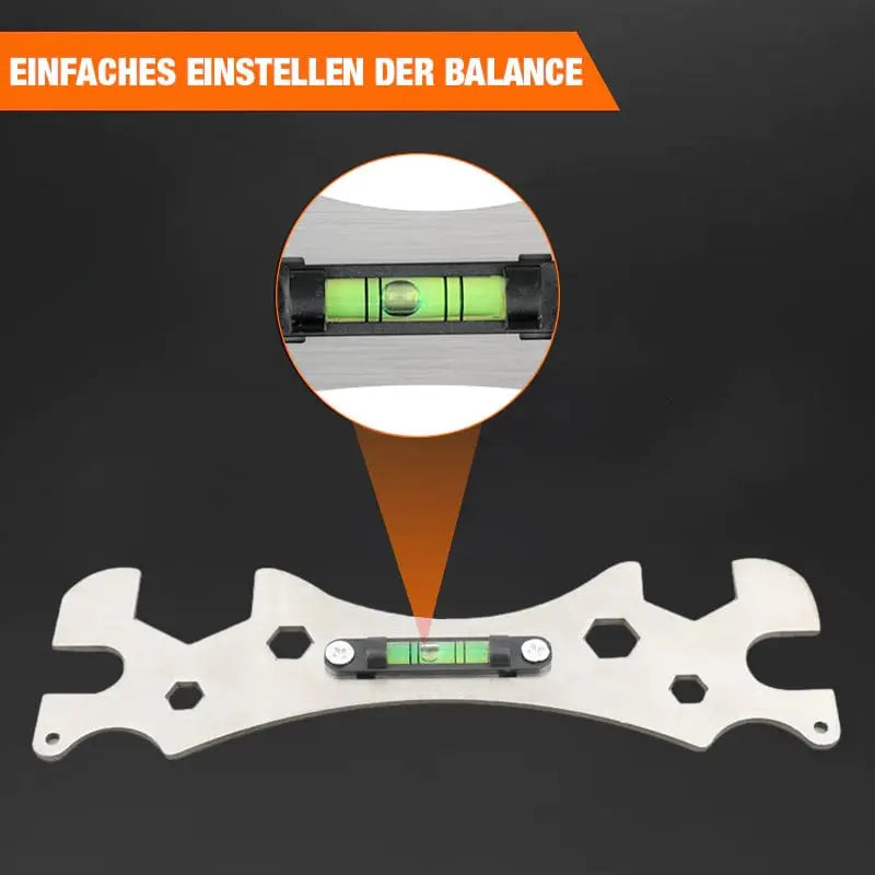 BowLift | Multifunctional Angled Wrench | Stainless Steel | Anti-Slip Design | Compact Tool