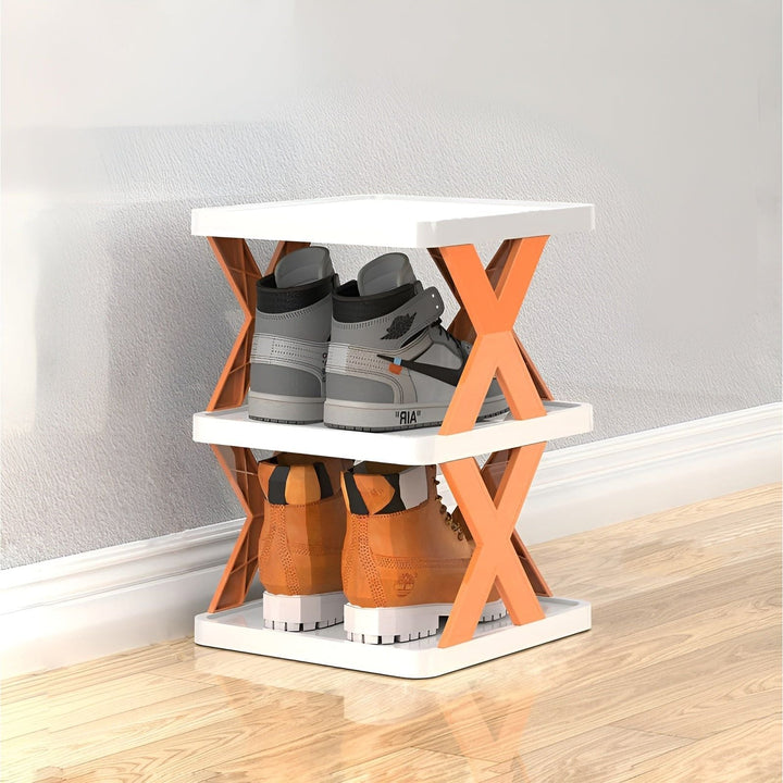 BowLift | FlexiStack Shoe Rack – Foldable Multiple Shoe Organizer for Small Spaces