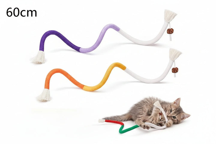 Natural cat chew rope – robust, promotes dental hygiene and reduces stress Bowlift