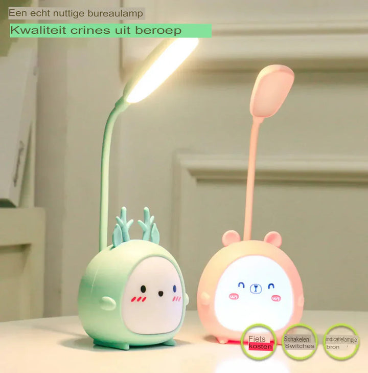 BowLift | Children's Reading Lamp with Eye Protection and USB Night Light - BrightBuddy