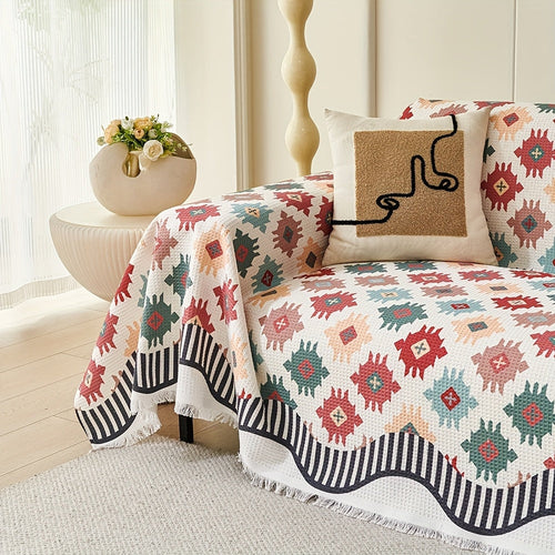 BowLift | Nomad Charm Geometric Sofa Throw Cover