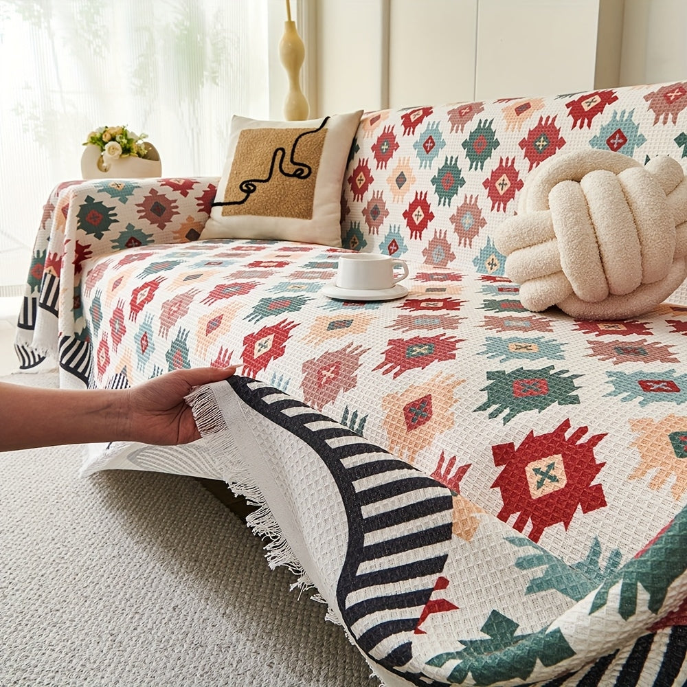 BowLift | Nomad Charm Geometric Sofa Throw Cover