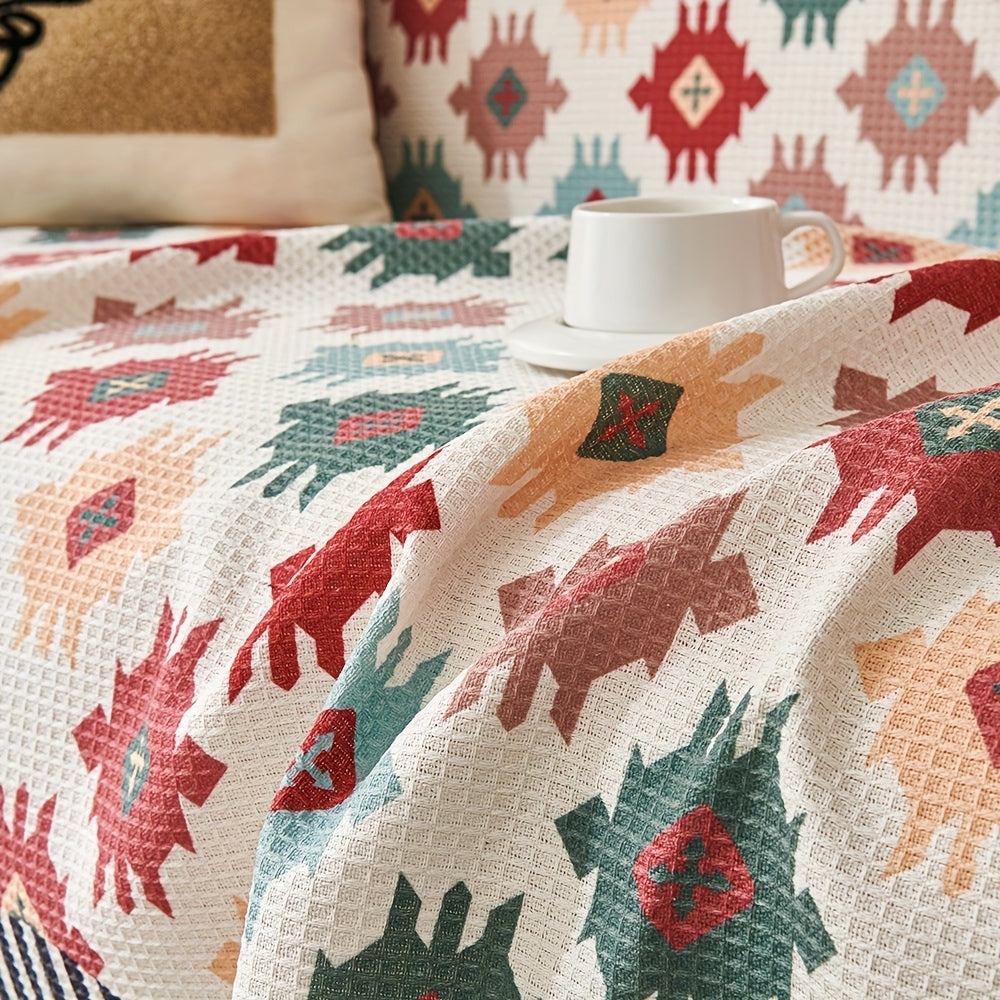 BowLift | Nomad Charm Geometric Sofa Throw Cover