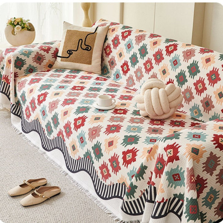 BowLift | Nomad Charm Geometric Sofa Throw Cover