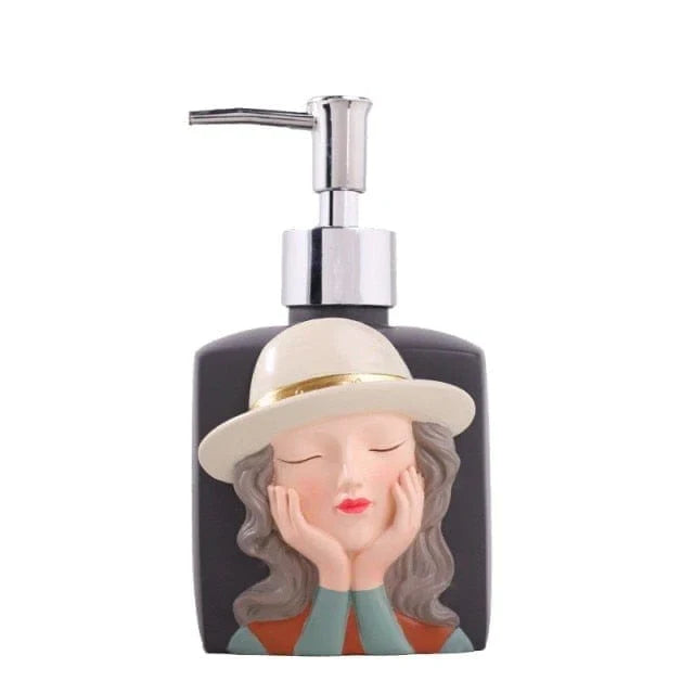 Nordic Girl Soap Dispenser Bowlift