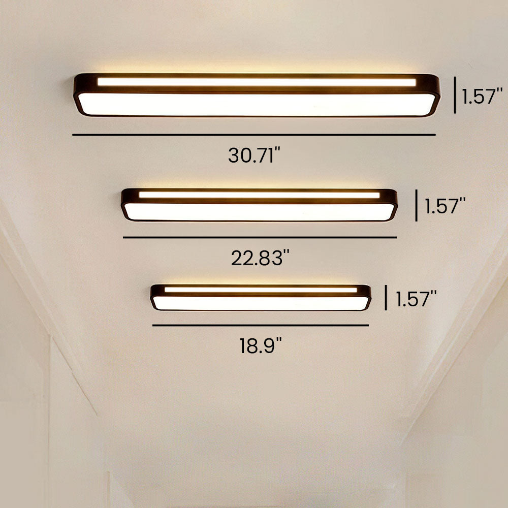 BowLift | Nordic Minimalist Long LED Ceiling Light Fixture