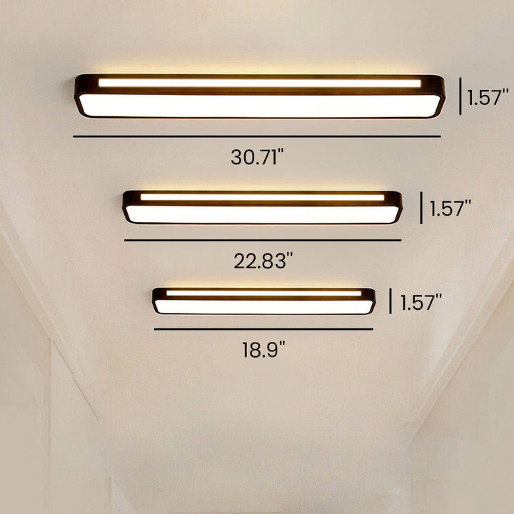 BowLift | Nordic Minimalist Long LED Ceiling Light Fixture