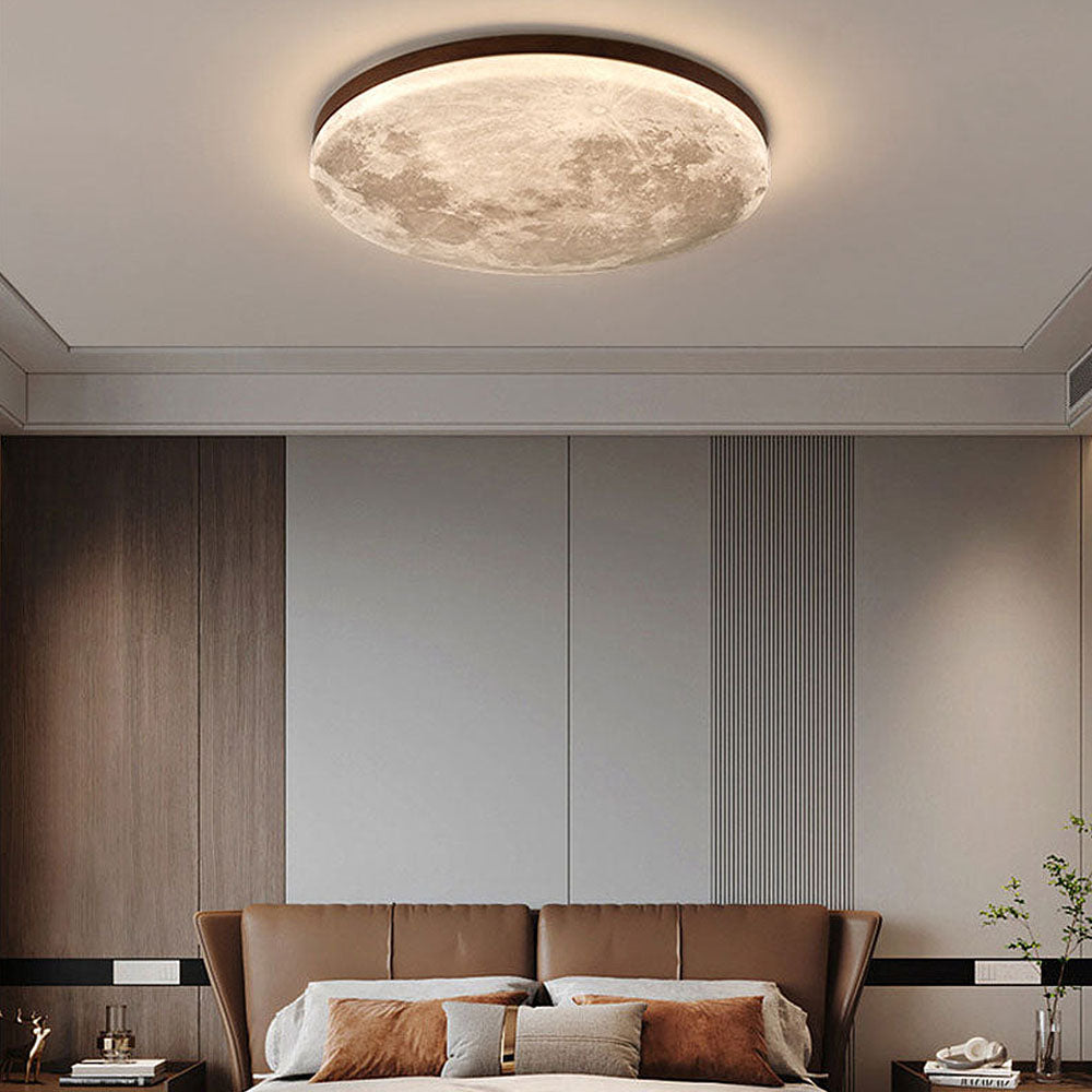 BowLift | LunaGlow - Moon Lamp Ceiling Lamp With Soft LED Lighting