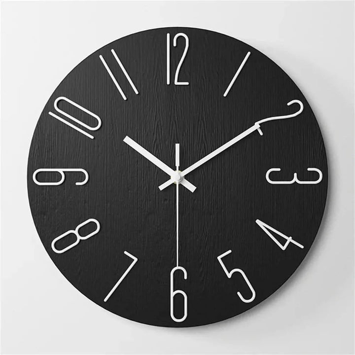 BowLift | Minimalist Frameless 3D Wall Clock with Silent Movement