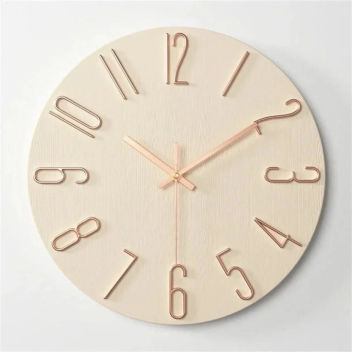 BowLift | Minimalist Frameless 3D Wall Clock with Silent Movement
