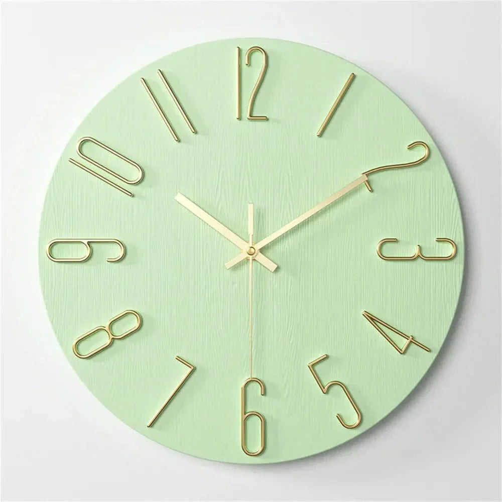 BowLift | Minimalist Frameless 3D Wall Clock with Silent Movement