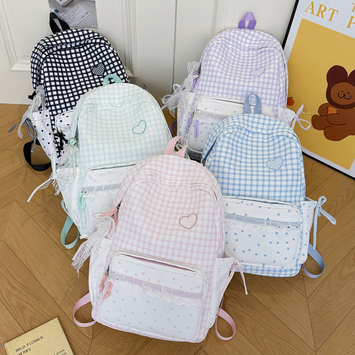 Playful Bunny Ears School Backpack Bowlift