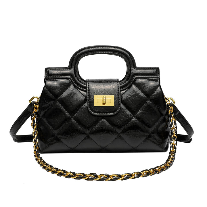 Quilted Handheld Evening Clutch Bag
