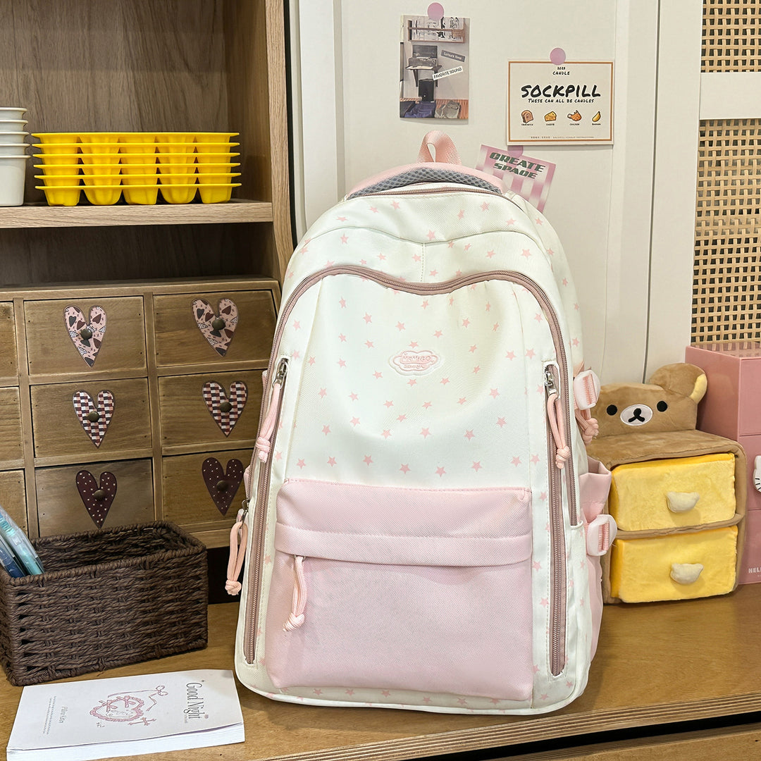 Creative Star-Printed Casual Backpack Bowlift
