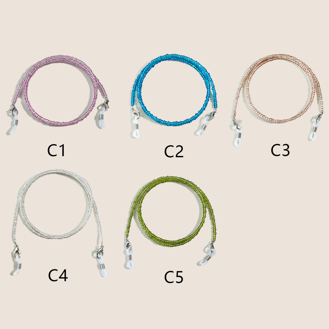 Elegant Beaded Eyewear Retention Necklace Bowlift