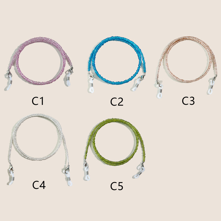 Elegant Beaded Eyewear Retention Necklace Bowlift