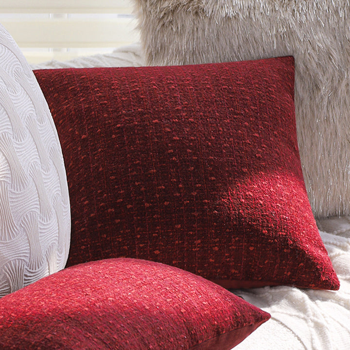 Decorative sofa cushion cover with relief-style textured pattern Bowlift
