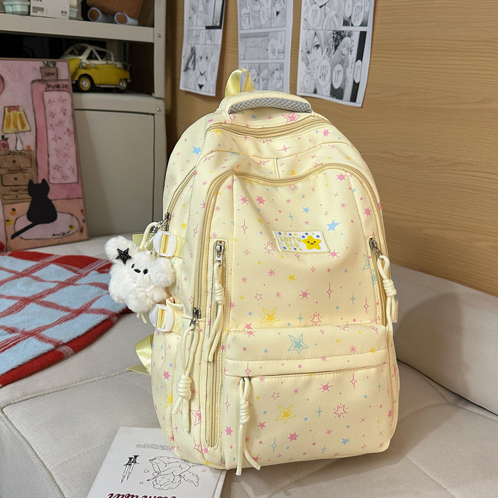 Fun Star-Printed Casual Backpack Bowlift
