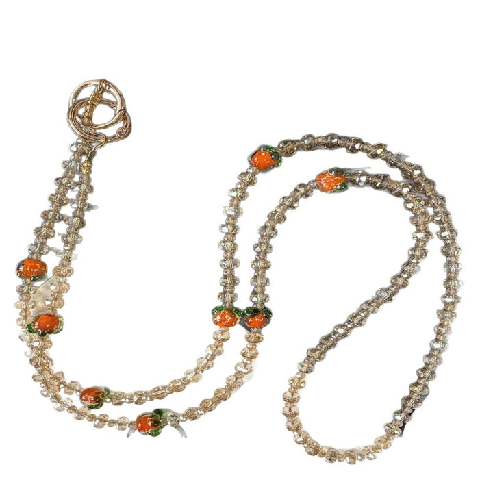 Elegant Beaded Charm Eyewear Chain Bowlift