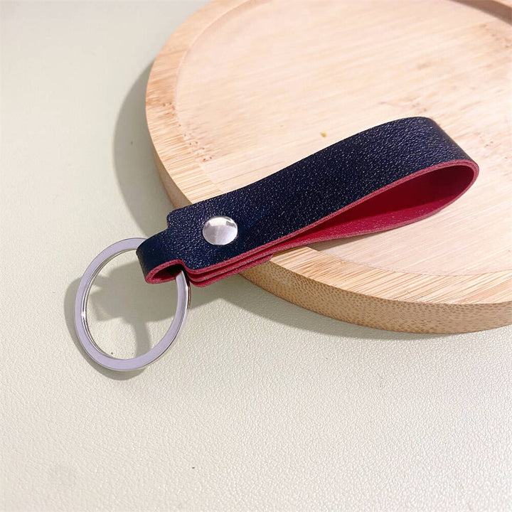 Stylish Leather Keyring Bowlift
