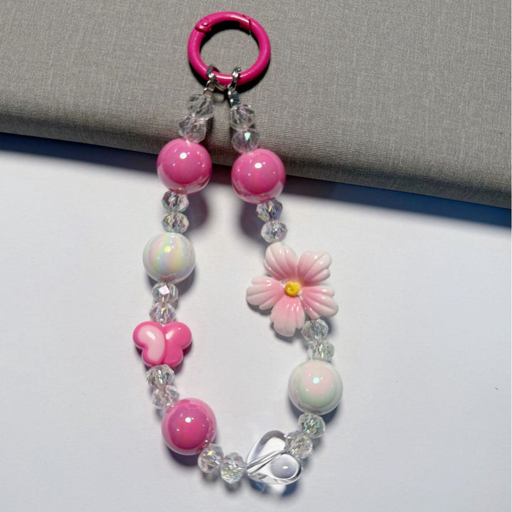 Beaded Charm Keychain Bowlift