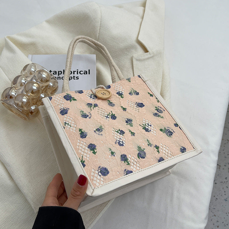 Decorative Floral Tote
