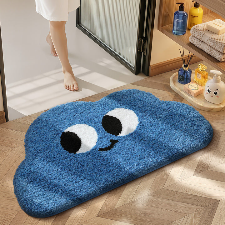 Plush Cartoon Character Bath Mat