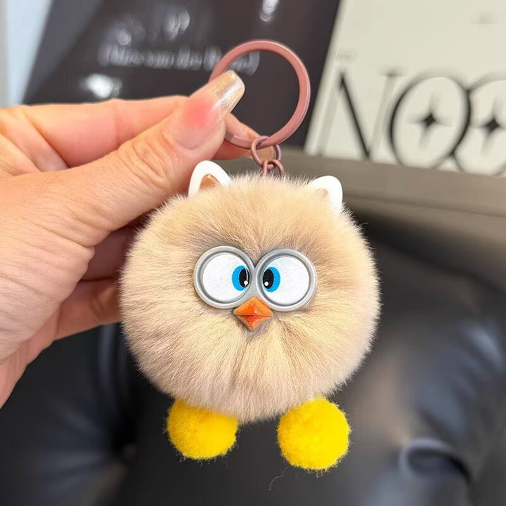 Cute Cartoon Plush Keychain Bowlift