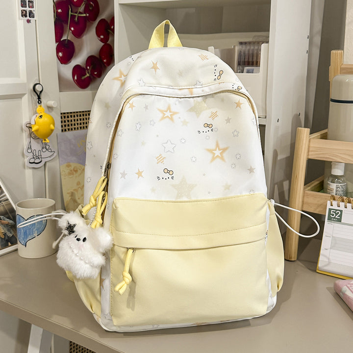 Cute Character-Print Backpack Bowlift