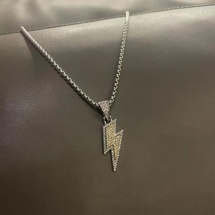 Lightning Bolt Pendant Necklace Bowlift